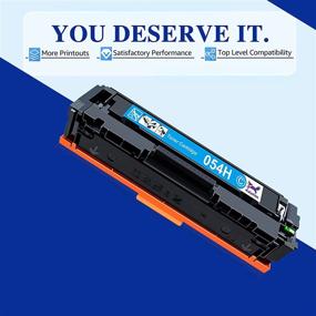 img 1 attached to 🖨️ HaloFox Compatible Toner Cartridge Replacement for Canon 054 Cartridge 054H, Compatible with Canon Color imageCLASS LBP622Cdw MF644Cdw MF642Cdw LBP620 MF640C Printer, 1 Black, 1 Cyan, 1 Magenta, 1 Yellow