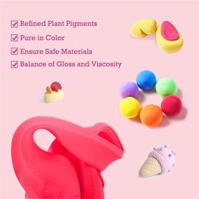 img 1 attached to 🎨 Ultra Light Air Dry Modeling Clay - 12 Colorful Clay Art Sets for Kids with DIY Tool Kits & Tutorial - Non-Toxic & Creative Gift for Ages 3+!