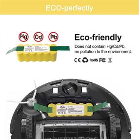 img 2 attached to Enhance Your Roomba with efluky 3500mAh Ni-MH Replacement Battery and Accessory Kit for iRobot Roomba 700 Series