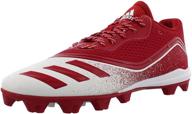 👟 men's adidas powerred white baseball shoes logo