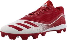 img 4 attached to 👟 Men's Adidas Powerred White Baseball Shoes