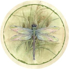 img 3 attached to 🐉 Dragonfly-Themed Thirstystone Stoneware Coaster Set: Stylish Drink Protection for Your Home