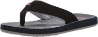 quiksilver carver print youth flip flop" translates to "детские шлепанцы quiksilver carver с принтом" in russian. логотип