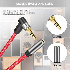 img 2 attached to SIKAITE 3.5mm Male to Female Extension Cable: Mic Stereo Audio Adapter for iPhone, iPad, Smartphones, Tablets, Media Players