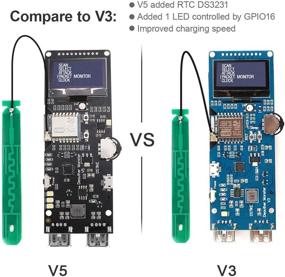 img 1 attached to MakerFocus ESP8266 WiFi деаутер Monster V5.0: OLED-дисплей, антенна 8 дБ, быстрая зарядка 2A, 2USB, 2.8A выход - PB WiFi Attack DSTIKE.