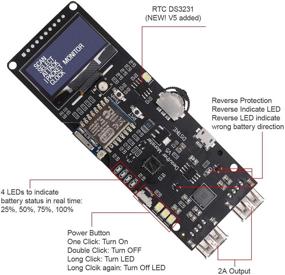 img 2 attached to MakerFocus ESP8266 WiFi Deauther Monster V5.0: OLED Display, 8dB Antenna, 2A Fast Charging, 2USB, 2.8A Output - PB WiFi Attack DSTIKE