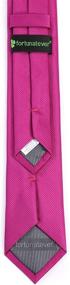 img 3 attached to Fortunatever Formal Necktie Multiple Colors