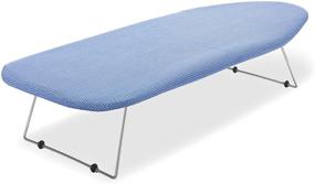 img 4 attached to Enhanced Tabletop Ironing Board by Whitmor with Scorch Resistant Cover