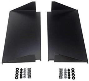 img 2 attached to 🔧 DynaCable 2 Pack of 2U Universal Vented Cantilever Server Shelves Rack Mounts - Prime Choice for 19 inch Network Equipment