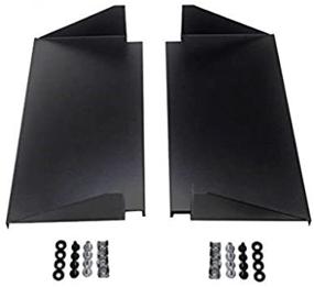 img 3 attached to 🔧 DynaCable 2 Pack of 2U Universal Vented Cantilever Server Shelves Rack Mounts - Prime Choice for 19 inch Network Equipment