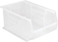 quantum plastic storage stacking 16 inch logo