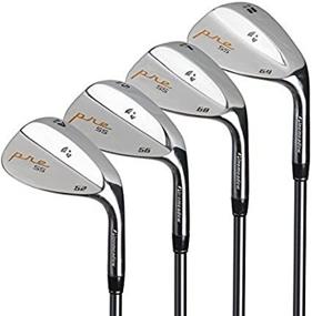 img 2 attached to 🏌️ Pinemeadow Golf Men's Pre 4 Wedge Set, Right Hand - Steel, Regular Flex, 52°, 56°, 60°, 64°: Ultimate Golf Wedges for Improved Precision and Control