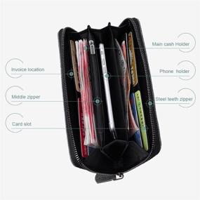 img 1 attached to 🌊 Ultimate Waterproof Accordion Wallet with Expanded Capacity