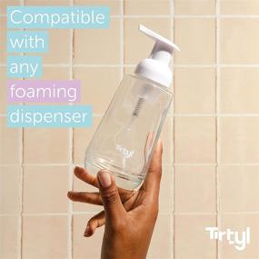 img 2 attached to 🧼 Tirtyl Smart Soap Refills Sampler Pack - Foaming Hand Soap Tablet 4 Pack - Non-toxic & Moisturizing - Variety Fragrance Pack - Compostable Packaging - 32 fl oz Total (4x 8 fl oz Bottles of Soap)