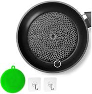 🧼 rolisy 7-inch stainless steel chainmail cast iron cleaner set with silicone sponge, 2 hooks - hygienic, rust-proof, and durable cookware cleaner for skillets, woks, pots, and pans logo