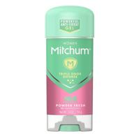 🌸 mitchum powder fresh women's gel antiperspirant deodorant - 3.4oz logo