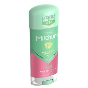 img 2 attached to 🌸 Mitchum Powder Fresh Women's Gel Antiperspirant Deodorant - 3.4oz