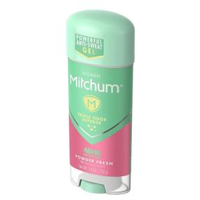 img 1 attached to 🌸 Mitchum Powder Fresh Women's Gel Antiperspirant Deodorant - 3.4oz
