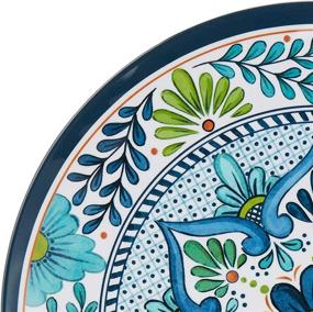 img 1 attached to 🌈 Vibrant Multicolor Certified International Talavera Dinner Set – A Stunning Addition to Your Table