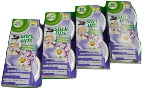 img 1 attached to 🌿 Long-Lasting Air Wick Stick Ups Small Spaces Air Fresheners: Lavender & Chamomile (Pack of 4) – 2-Count Combo Pack