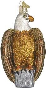 img 4 attached to 🦅 Premium Old World Christmas Political Gifts: Glass Blown Bald Eagle Ornaments for Christmas Tree