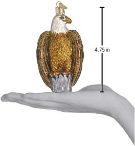 img 2 attached to 🦅 Premium Old World Christmas Political Gifts: Glass Blown Bald Eagle Ornaments for Christmas Tree