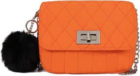 img 4 attached to Purses Girls Quilted Crossbody Lightweight Women's Handbags & Wallets and Crossbody Bags