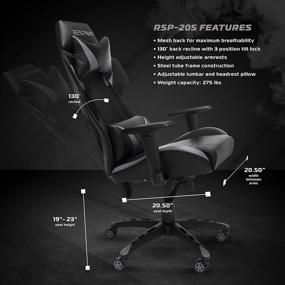 img 2 attached to RESPAWN 205 Racing Style Gaming Chair Sports & Fitness