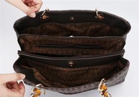 img 1 attached to MKF Crossbody Satchel Handbag Shoulder Women's Handbags & Wallets