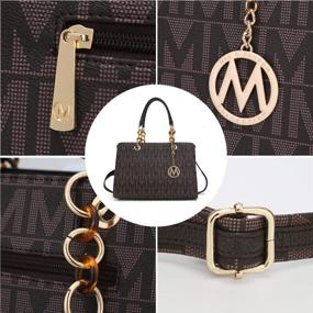 img 2 attached to MKF Crossbody Satchel Handbag Shoulder Women's Handbags & Wallets