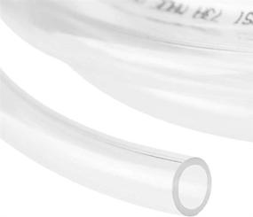 img 1 attached to 20 Feet PVC Food Grade Clear Vinyl Tubing - 1/2 inch Inner Diameter Multipurpose Tube for Beer Line, Kegerator, Wine Making, Aquaponics, and Air Hose