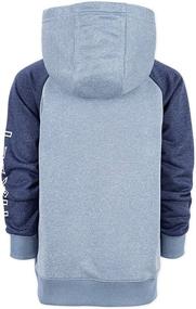 img 2 attached to 👕 Boys' Heather Pullover Hoodie in Hurley Little - Fashionable Hoodies & Sweatshirts