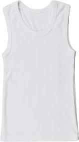 img 2 attached to 👕 ToBeInStyle Boys' Pack of Tank Tops: Clothing and Underwear for Boys
