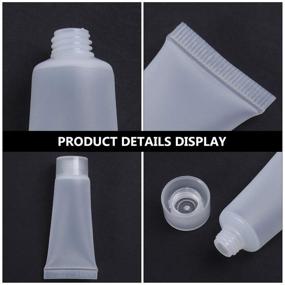 img 1 attached to 🌿 Lurrose Plastic Refillable Squeeze Container: Convenient and Eco-Friendly Solution for Storing Liquids