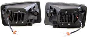 img 1 attached to 🚗 Chevrolet & GMC Morimoto XB Лампы противотуманные LED - Апгрейд в корпусе типа C Plug and Play, Утверждены DOT, Устойчивость к УФ-излучению Белые LED-чипы, Подходит для различных автомобилей, Гарантия 10 лет (1x LF90)