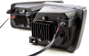 img 2 attached to 🚗 Chevrolet & GMC Morimoto XB Лампы противотуманные LED - Апгрейд в корпусе типа C Plug and Play, Утверждены DOT, Устойчивость к УФ-излучению Белые LED-чипы, Подходит для различных автомобилей, Гарантия 10 лет (1x LF90)