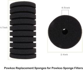 img 3 attached to Powkoo Replacement Sponge Aquarium Sponges