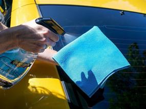 img 1 attached to Meguiar's X190300 Perfect Clarity Glass Towels, 3-Pack, Blue