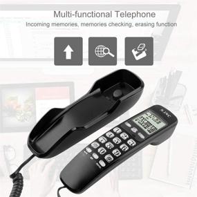 img 3 attached to Eboxer Wall Mounted Telephone Portable Multi Functional Office Electronics