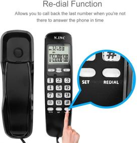 img 1 attached to Eboxer Wall Mounted Telephone Portable Multi Functional Office Electronics