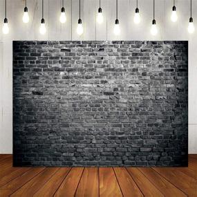 img 4 attached to 📸 Captivating LTLYH 7x5ft Black Brick Wall Backdrop: A Perfect Photography Props for Birthday Party, Room Decoration, and Stunning Photo Background!