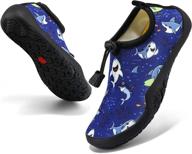 👟 kvbabby non slip lightweight barefoot swimming boys' shoes: ideal for outdoor activities логотип