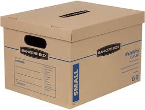 img 3 attached to 📦 Bankers Box SmoothMove Classic Moving Kit - Tape-Free Assembly, Easy Carry Handles, 10 Small and 20 Medium Boxes, 30 Pack (7716601) in Brown
