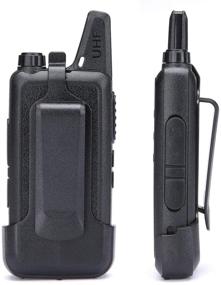 img 1 attached to 📻 Belt Clip for LUITON LT-316, WLN KD-C1, Retevis RT22, and More – 6 Pack Walkie Talkie Accessory