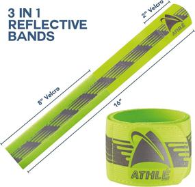 img 3 attached to Athlé Reflective Bands Pack Adjustable