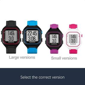 img 3 attached to Leiou Woven Nylon Strap Compatible With Garmin Forerunner 25 Band Replacement Sport Mesh Watchband Outdoor Recreation