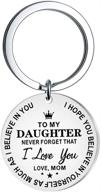 hibetek daughter son gifts: the perfect family keychain for my daughter logo