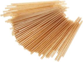 img 3 attached to 🌿 Bio Agave: 150 Pack of Biodegradable Agave Fiber Straws - Eco-friendly, Reusable Drinking Straws