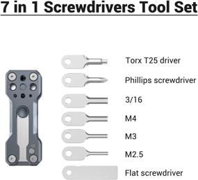 img 3 attached to SMALLRIG Hunter AAK2373 Складной набор отверток