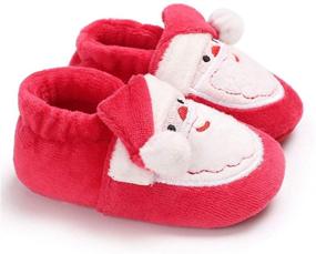 img 2 attached to 👦 HsdsBebe Cartoon Boys' Slippers - Anti-Slip Moccasins Shoe